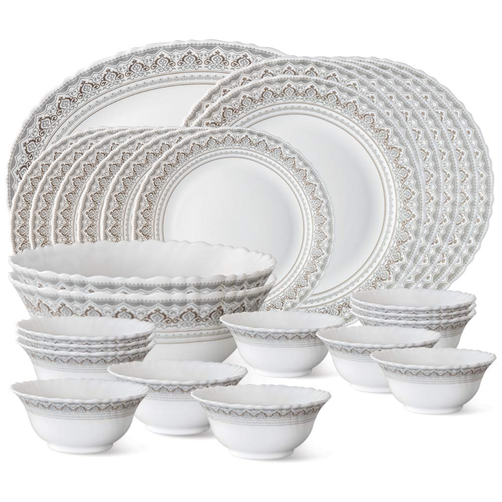 Classic Opalware Glass Dinner Set